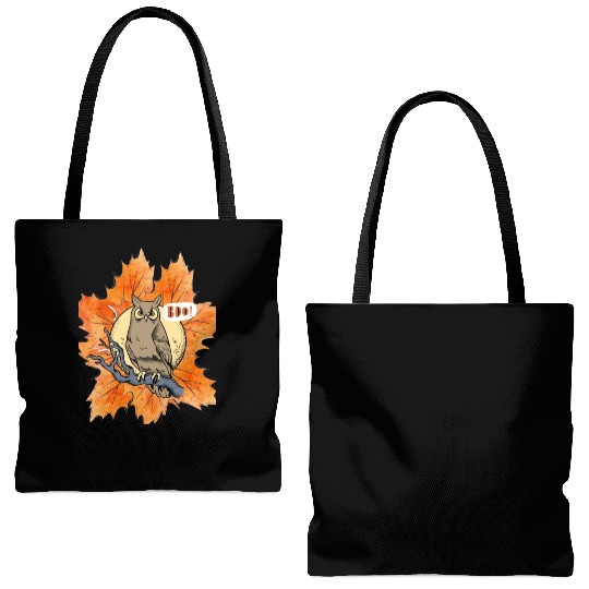 fall halloween Tote Bags (AOP) cute owl