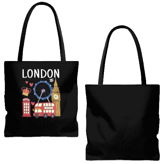 London Tote Bags (AOP)