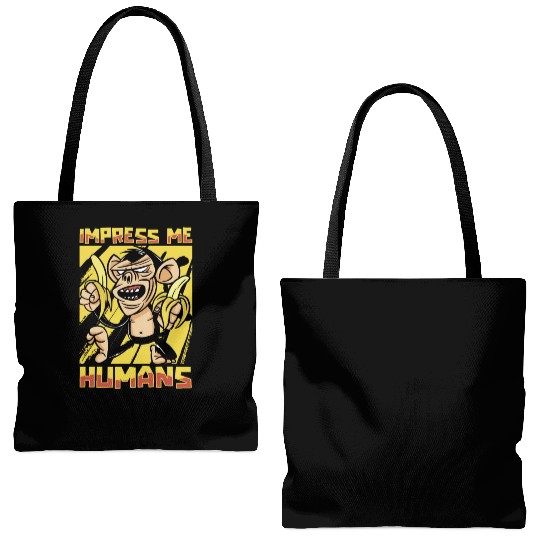 Monkey Banana Tote Bags (AOP)