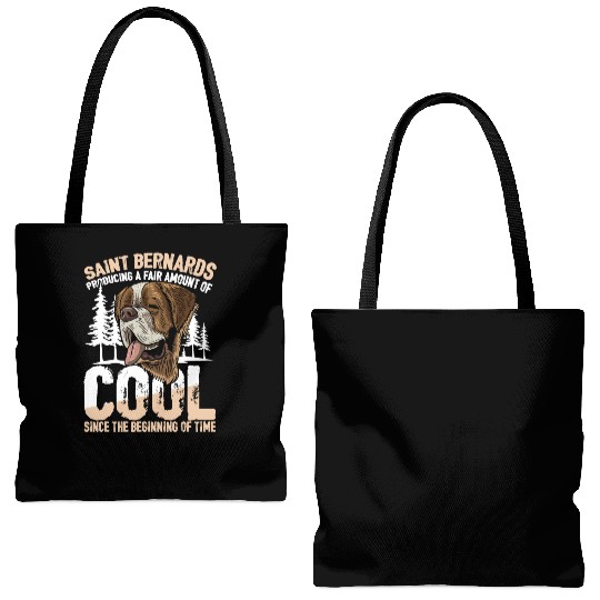 Saint Bernards Producing A Fair Amount Of Cool Tote Bags (AOP)