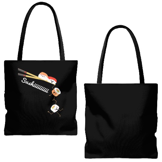 Sushi Lover Japan Lover Cuisine Chef Foodie Tote Bags (AOP)