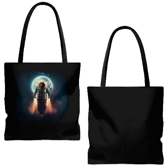Rocketman Tote Bags (AOP)