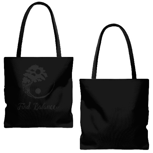 Bonsai Tree Planting Find Balance Zen Gift Tote Bags (AOP)