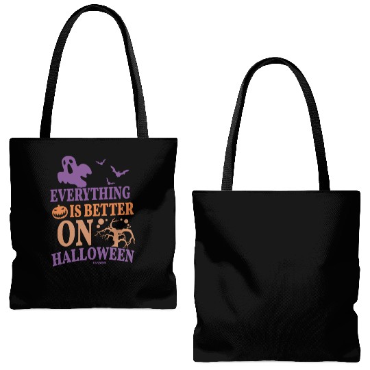 Everything is better on Halloween Tote Bags (AOP)