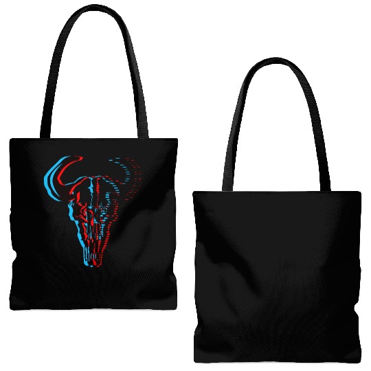 Buffalo skull Tote Bags (AOP)