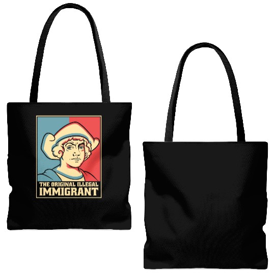 Columbus Day 1492 Tote Bags (AOP)