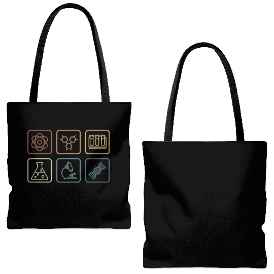 Chemistry Teacher Microbiologist Gift Tote Bags (AOP)