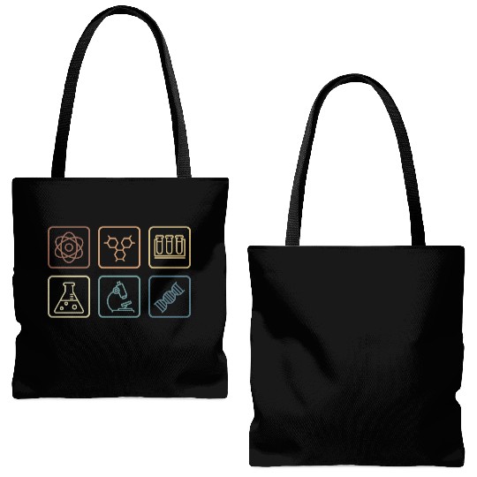 Chemistry Teacher Microbiologist Gift Tote Bags (AOP)