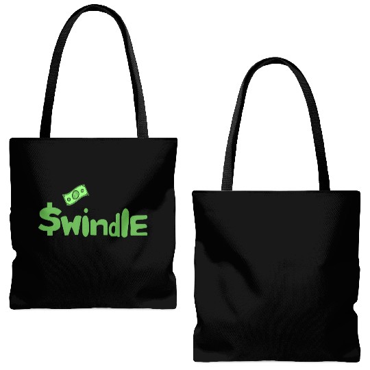 Swindle - Dark Green Color Merchandise Tote Bags (AOP)