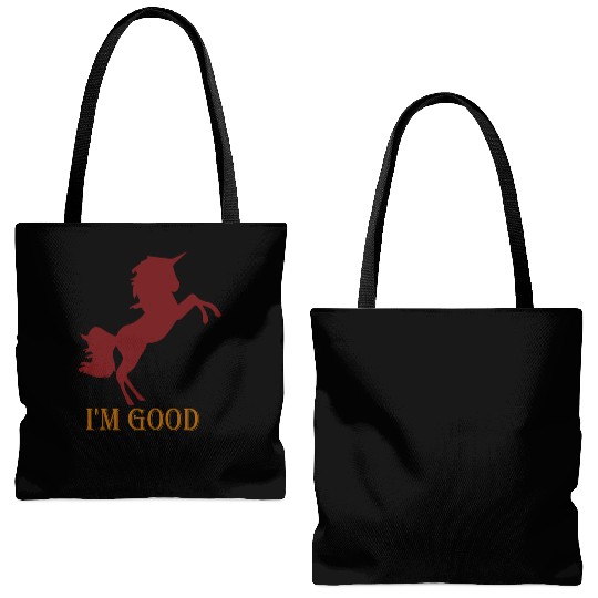 I'm fine Tote Bags (AOP)