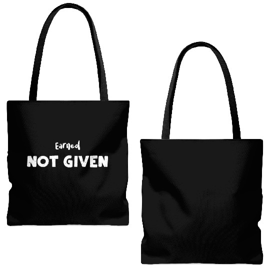 Earned Not Given - Nurse Tote Bags (AOP)