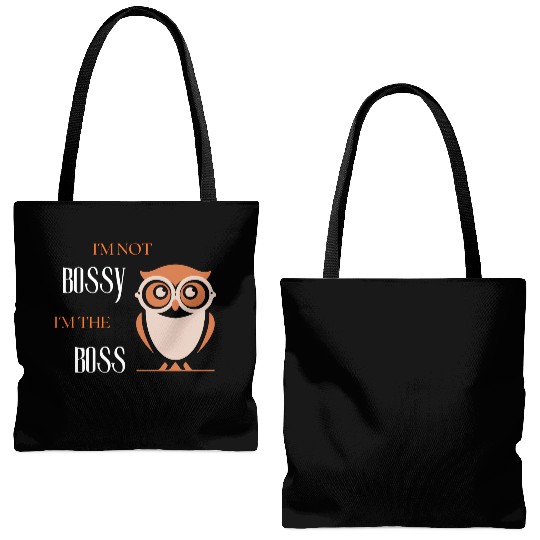 Happy Owloween Cute Halloween Owl Classic Tote Bags (AOP)