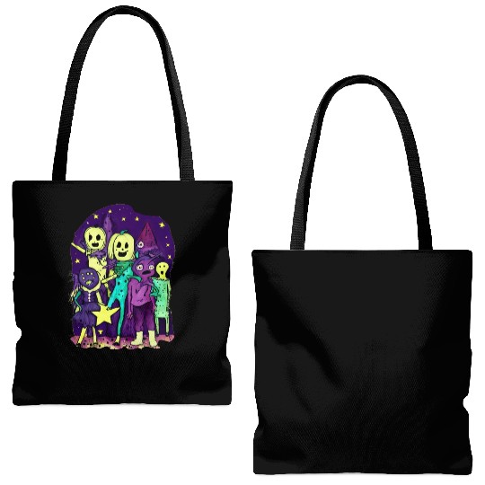 Halloween Funny Friends Tote Bags (AOP)