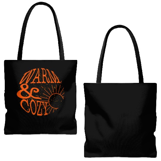 Halloween Theme Warm And Cozy Coffee Lover Mug Tote Bags (AOP)