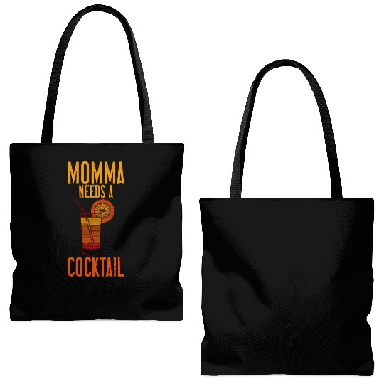 Momma Needs A Cocktail 4 Tote Bags (AOP)