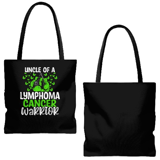 Lymphoma Cancer Awareness Uncle Nephew Niece Tote Bags (AOP)