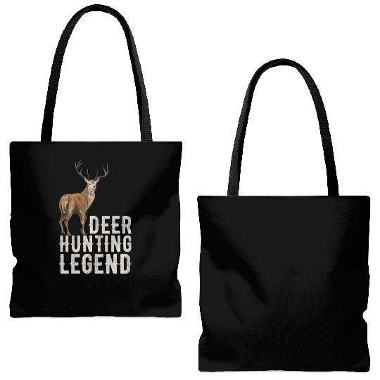 Deer Hunting Legend Tote Bags (AOP)