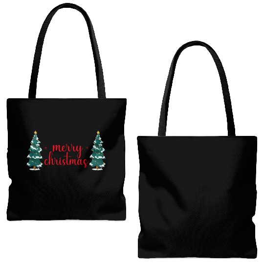 happy christmas Tote Bags (AOP)
