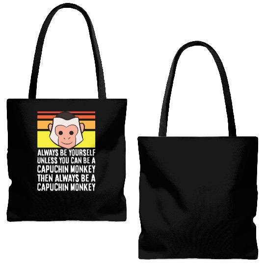 Always Be Yourself Unless You Can Be A Capuchin Tote Bags (AOP)