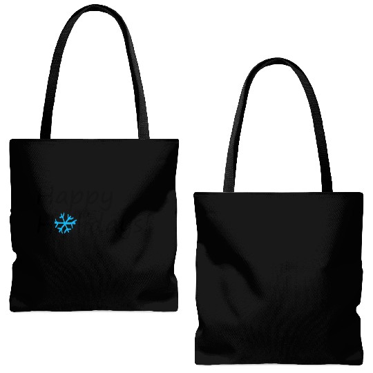 Happy Holidays Tote Bags (AOP)