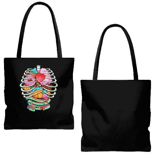 Unicorn Anatomy Sweet Inside Tote Bags (AOP)
