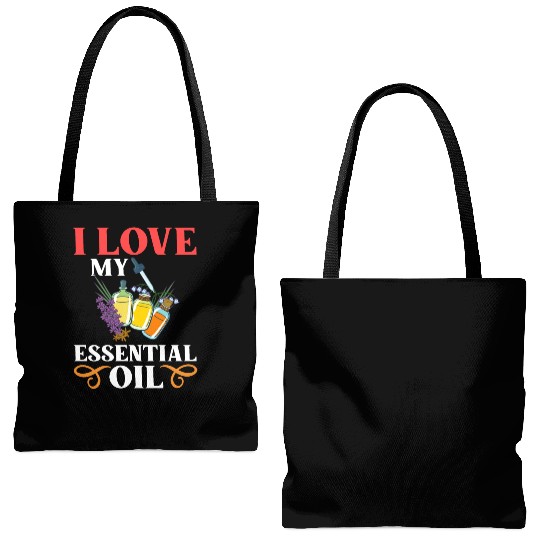 Essential Oil Diffuser Peppermint Aromatherapy Tote Bags (AOP)