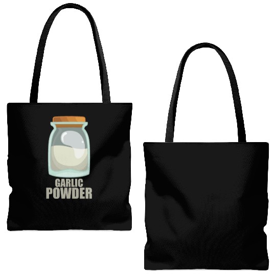 Garlic Powder Spice Flavor Food Cooking Tote Bags (AOP)