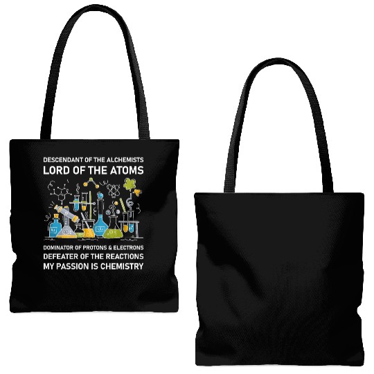 Chemistry Chemist Alchemists Alchemy Chemical Tote Bags (AOP)