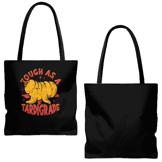 Tough as a tardigrade - organism Tote Bags (AOP)