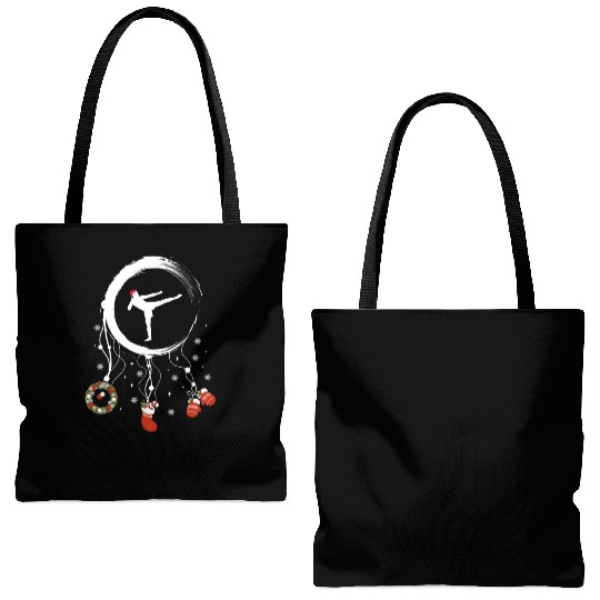 Winter dreamcatcher Christmas Karate Tote Bags (AOP)