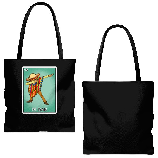 El Dab The Mexican Dab Card Mexican Lottery Card Tote Bags (AOP)