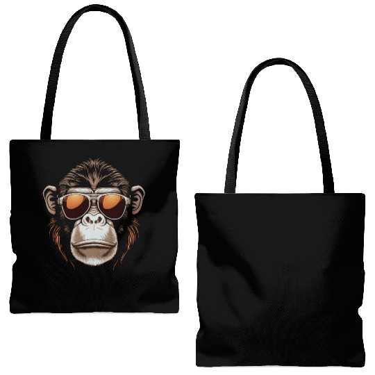 Monkey Face Tote Bags (AOP)