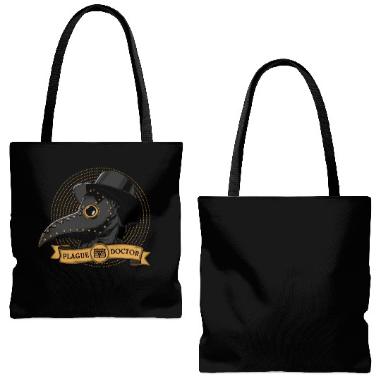 Plague Doctor Tote Bags (AOP)