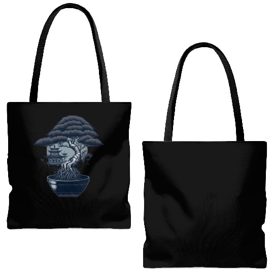 Bonsai Tree Tote Bags (AOP)