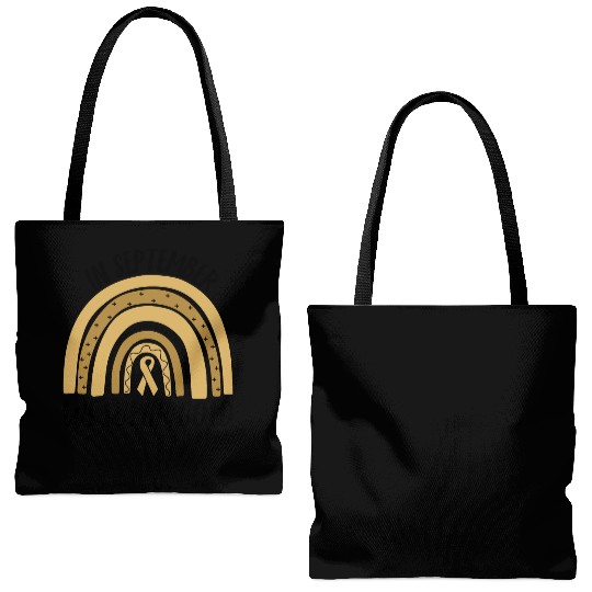 Childhood Cancer Awareness In September We Wear Go Tote Bags (AOP)
