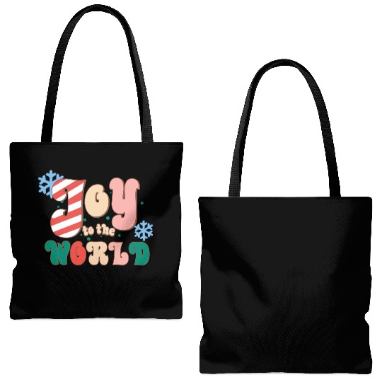Joy To The World Tote Bags (AOP)