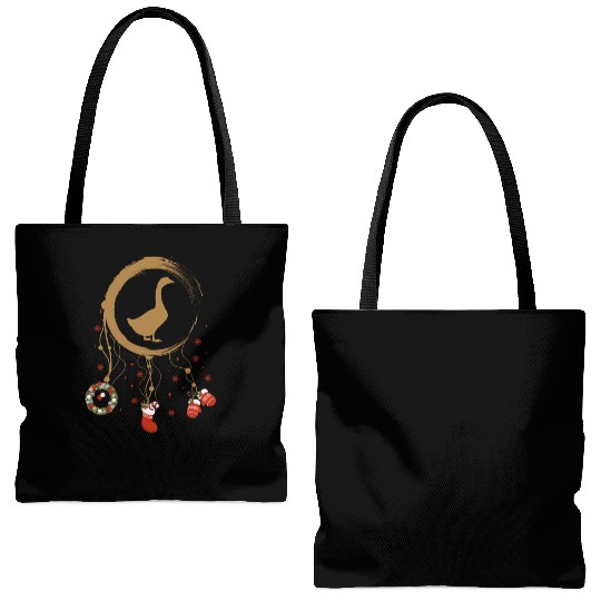 Winter dreamcatcher Christmas Goose Tote Bags (AOP)