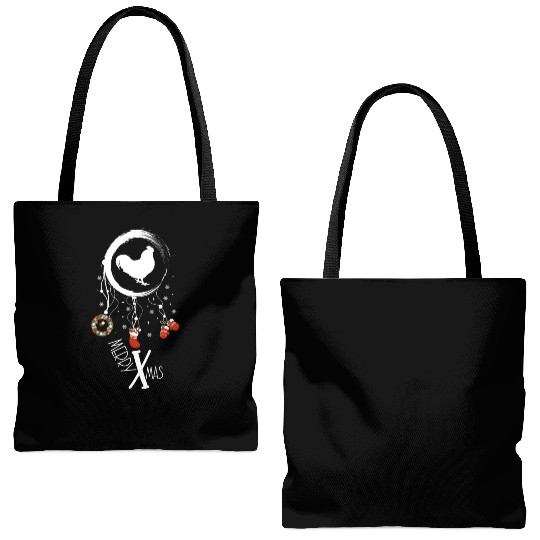 Winter dreamcatcher Christmas Rooster Tote Bags (AOP)