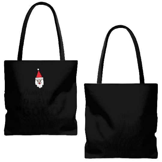 Dear Santa define good Tote Bags (AOP)