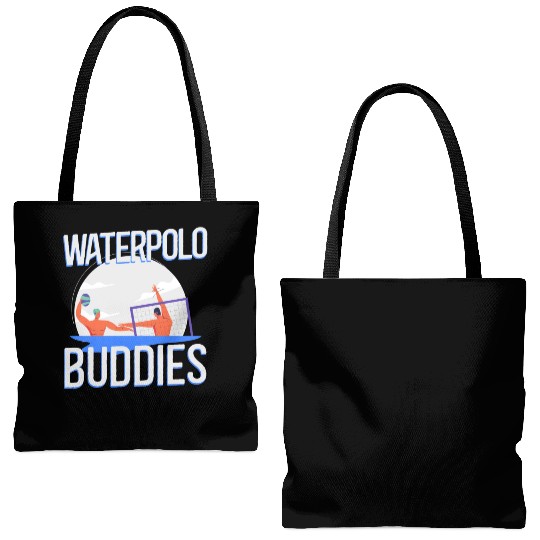 Water Polo Friends Besties Water Tote Bags (AOP)