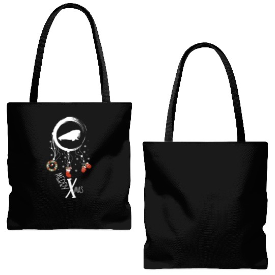 Winter dreamcatcher Christmas Walrus Tote Bags (AOP)