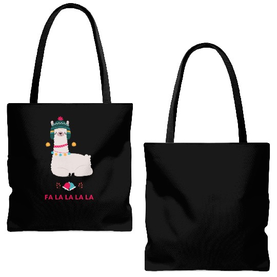 Fa La La La LLama ! Tote Bags (AOP)