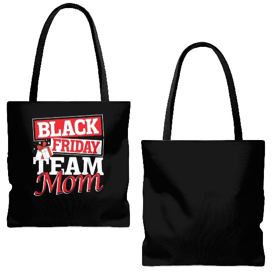 Black Friday Team Mom Tote Bags (AOP)