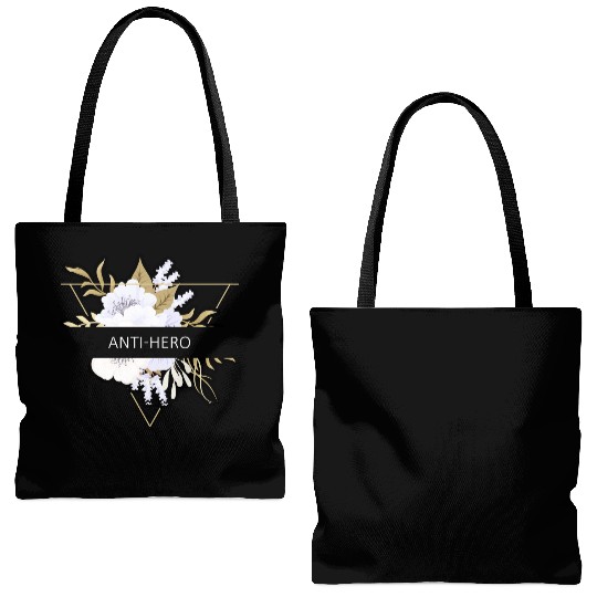 Anti-Hero Flower Text Gift Music Fan Lover Tote Bags (AOP)