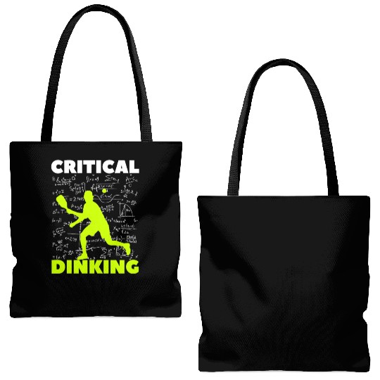 Pickleball Critical Dinking, Funny Pickle Ball. Tote Bags (AOP)