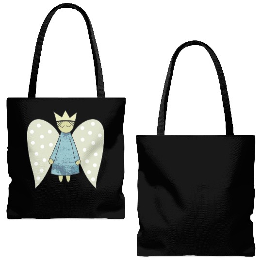 The Flight of the Christmas Angel Tote Bags (AOP)