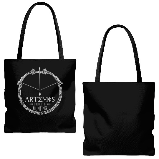 Artemis God, Greek God Tote Bags (AOP)