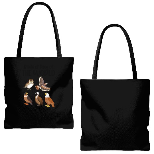 Birds of Prey Of The World Tote Bags (AOP)