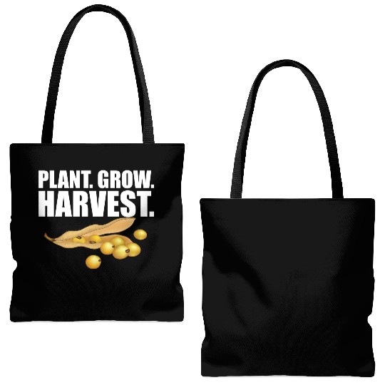 Soybean Farmer - Plant Grow Harvest Tote Bags (AOP)