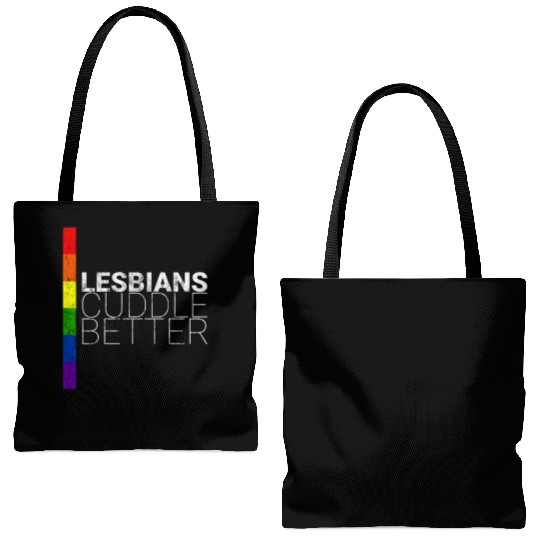 Lesbians Cuddle Better 3 Tote Bags (AOP)